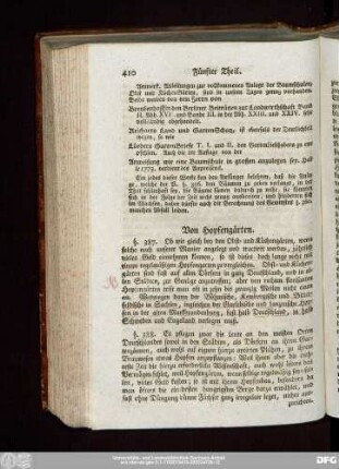 Von Hopfengärten.