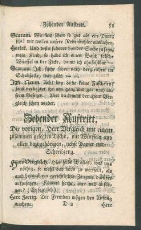 Zehender Auftritt.