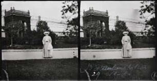 Paris. Bois de Boulogne. Jardin d'Acclimatation. Porträt Louise Mayer