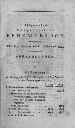 Zweites Stück Februar 1805