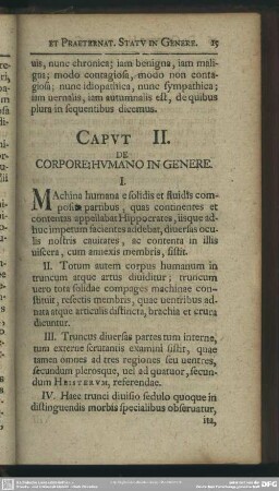 Caput II. De Corpore Humano In Genere