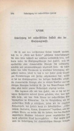 294-309 Uebersetzung des eucharistischen Hallels oder der Einsetzungsmesse
