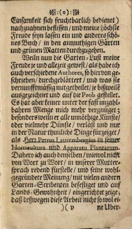 Die edle Garten-Wissenschafft, [1]