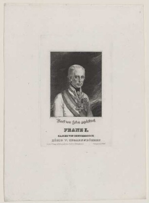 Bildnis des Franz I. von Oesterreich