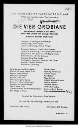 Die vier Grobiane