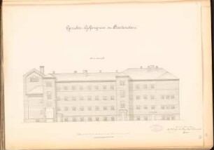 Gerichtsgefängnis, Bartenstein: Seitenansicht