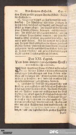 [XXI. - XV. Capitel.]