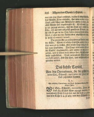 Das sechste Capitel.