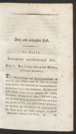 Zwei und sechzigster Heft.