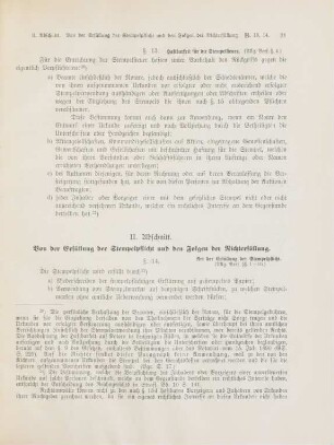 II. Abschnitt. Von der Erfüllung der Stempelpflicht und den Folgen der Nichterfüllung