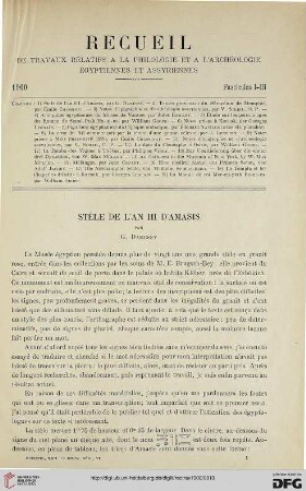 22: Stèle de l'an III d'Amasis