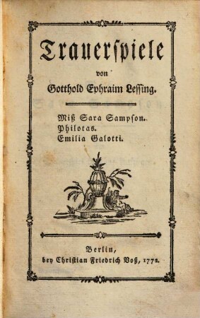 Trauerspiele