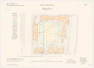 Bekleidungsamt des VII. Armeekorps, Münster: Lageplan 1:500