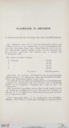 A. Uittreksel uit het Verslag van den Hoofddirecteur