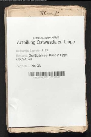 Braunschweig-Lüneburgische Kontributionsforderungen nach Minden
