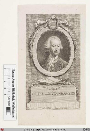 Bildnis Otto Frhr. von (Erbherr zu Schwöbber) Münchhausen