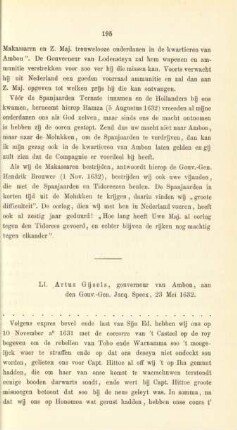 LI. Artus Gijsels, gouverneur van Ambon, aan den Gouv.-Gen. Jacq. Specx, 23 Mei 1632