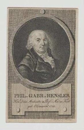 Bildnis von Philipp Gabriel Hensler (1733-1805)