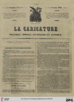 Numéro 174 (6 Mars 1834)