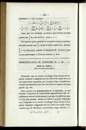 Démonstration du théorème 39.