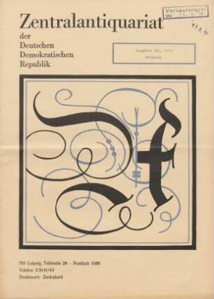 Nr. 1111: Botanik