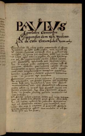 106r-113v, Paulus Apostolus...