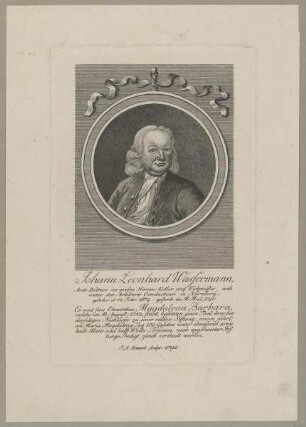 Bildnis des Johann Leonhard Wassermann