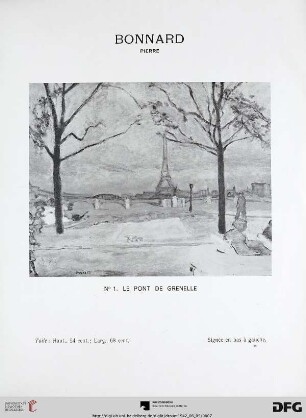 Bonnard Pierre (Nr. 1-8)