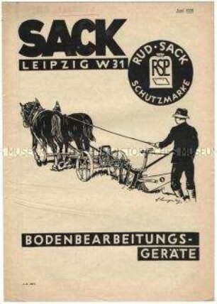 Katalog über Bodenbearbeitungsgeräte