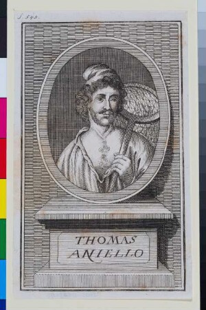 Porträt Tommaso Aniello d’Amalfi (Masaniello)