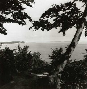 Rügen. Mönchgut, Nordperd. Blick nach Nordwest zum Quitzlaser Ort (Sellin) und nach Jasmund