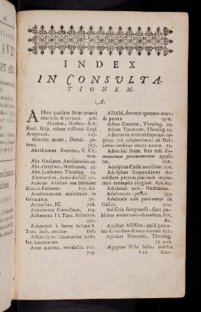 (1009-1149), Index