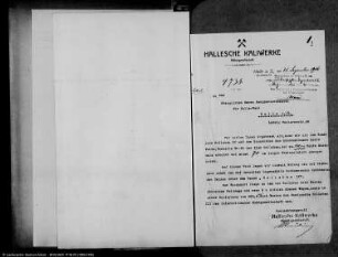 Berechtsame der Steinsalzmutung "Holleben IV" bei Holleben