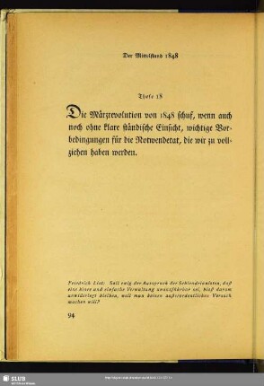 These 18: Der Mittelstand 1848