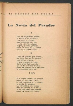 La novia del payador