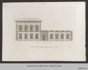 Fassade des Palazzo Pandolfini in Florenz