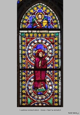 Fenster B-XIII-XV : Fenster XIII (rechts) : Heiliger Hieronymus