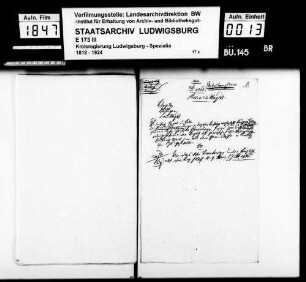 Arme, Oberamt Leonberg