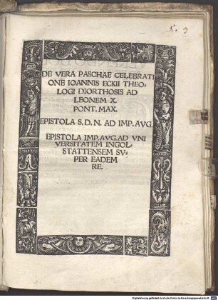 De Vera Paschae Celebratione Ioannis Eckii Theologi Diorthosis