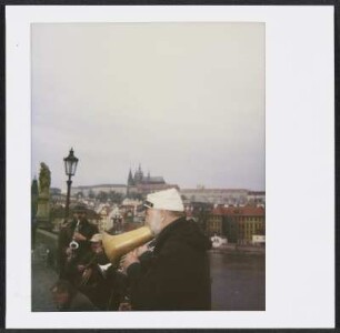 Jazzgruppe auf der Karlsbrücke in Prag