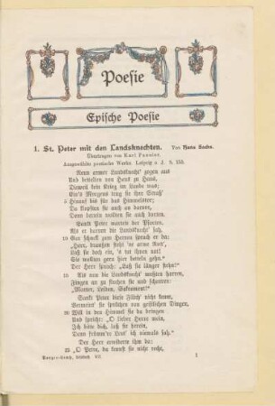 Epische Poesie