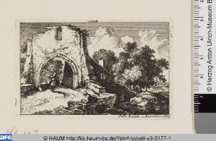 Ruine eines gotischen Portals