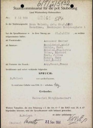 Welsch, Rosa