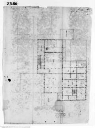 Rom, Palazzo Albero, Grundriss des Erdgeschosses