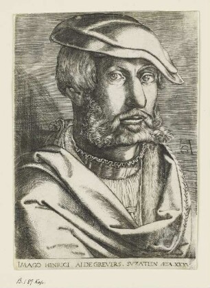Selbstbildnis Heinrich Aldegrever