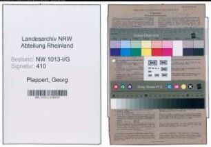 Entnazifizierung Georg Plappert , geb. 23.10.1907 (Kaufmann)
