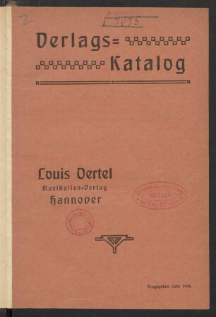 Verlags-Katalog