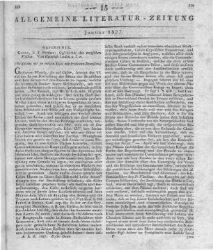 Luden, H.: Geschichte des teutschen Volkes. Bd. 1-2. Gotha: Perthes 1826 (Fortsetzung der im vorigen Stück abgebrochenen Recension)
