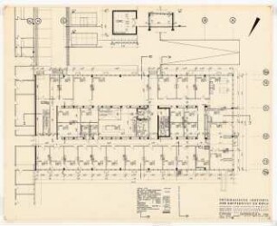 Physikalische Institute der Universität Köln: 2. Physik Grundriss UG, 1:100