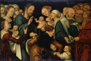Christus segnet die Kinder
